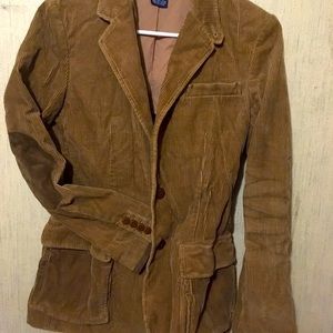 Ralph Lauren Tan Corduroy Blazer size 6